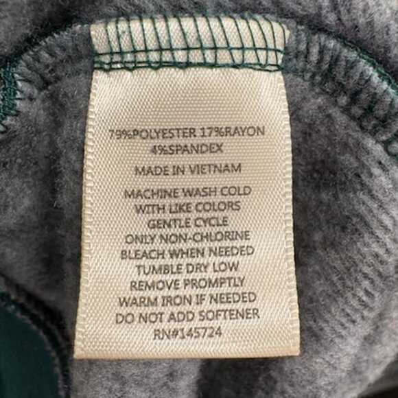 Onward Reserve Performance Men's Green 1/4-Zip Sweater M - Picture 5 of 8